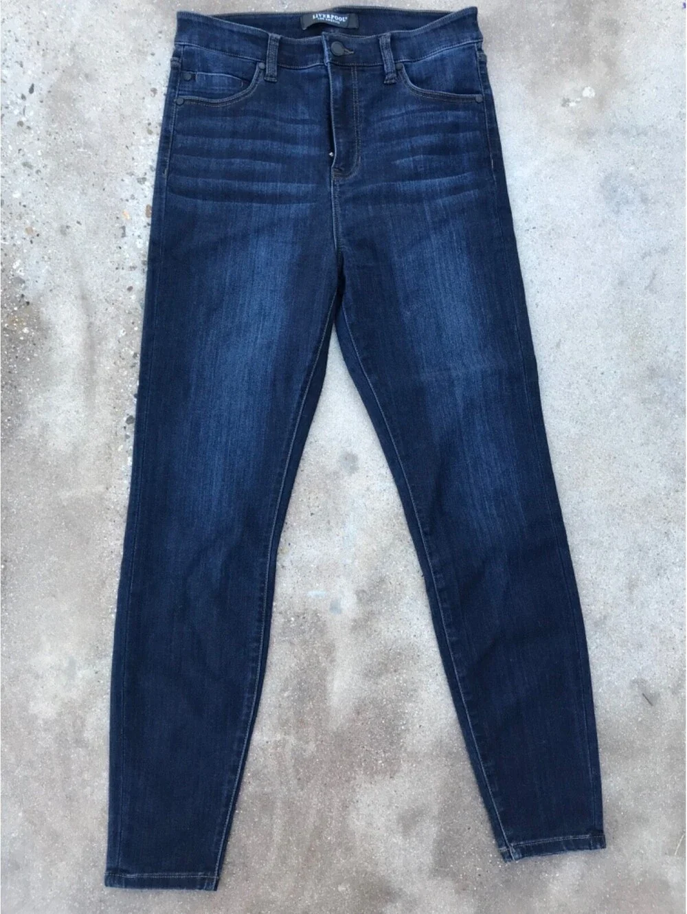 Liverpool Los Angeles Jeans Womens 29/8 Blue Skinny ECO Logical Mid Rise Denim